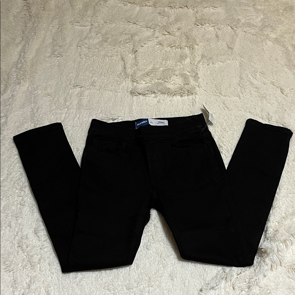 Girls Old Navy Classic Black Denim Pants